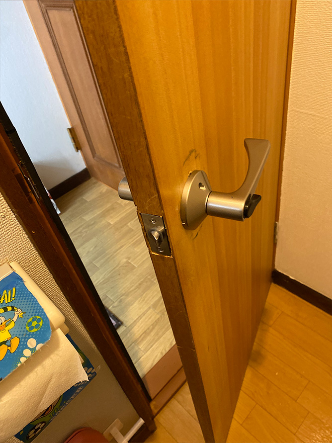浴室ドアノブ